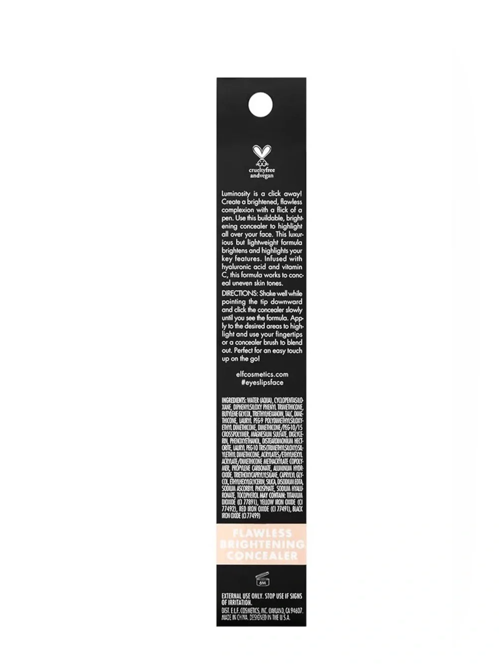 e.l.f. Flawless Brightening Concealer & Highlighting Fair 15 W, 0.07 Fl Oz